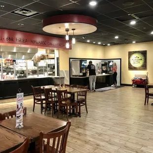 Inside of the restaurant