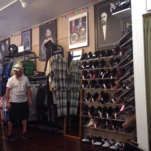 They have a nice selection of shoes.