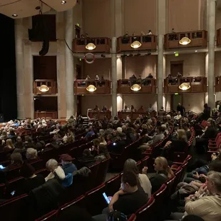 auditorium full of people