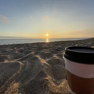 chamomile and a sunset