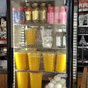 Fresh orange juice everyday and great vietnamese ice coffee.