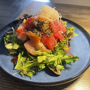 Sashimi salad