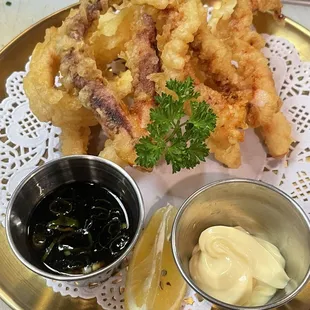 Calamari tempura