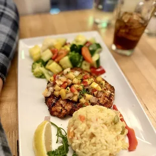 Blackened Charbroiled Swordfish