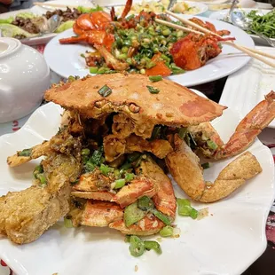 Salt and pepper crab