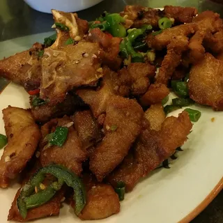 Salt & Pepper Fried Pork Chop Lunch