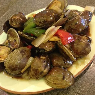 Clams with Black Bean Sauce Lunch