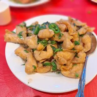 Fillet fish with basil