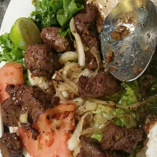 Beef Luc Lac On Rice