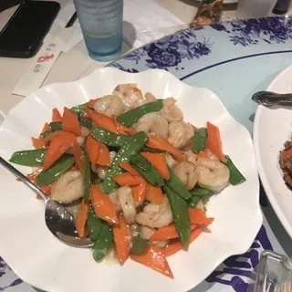 Shrimp With Snow Peas