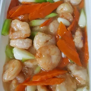 Shrimp With Green Onion