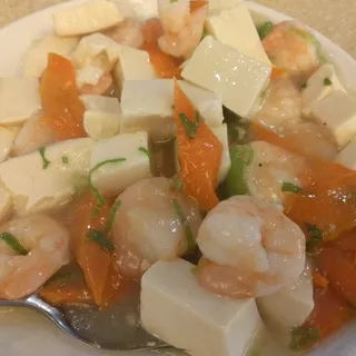 Sauteed Shrimp With Bean Curd