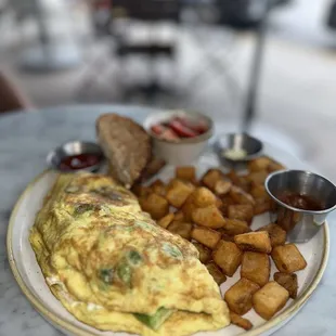 Salmon &amp; Avocado Omelet