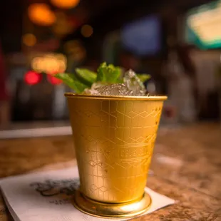 MINT JULEP: Angels Envy Bourbon, Mint &amp; Demerara