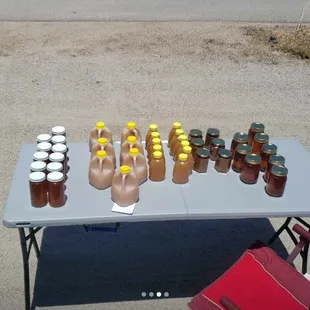 Stand off the street where  it was sold at