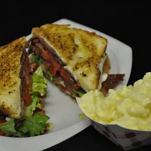 Country Melt and Homemade Potato Salad