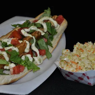 Sea Dog and Homemade Slaw
