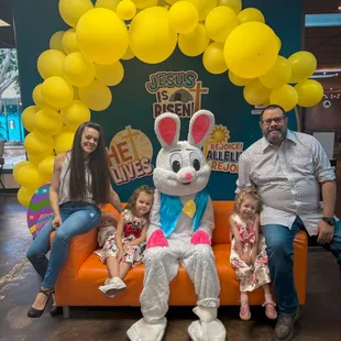 easter, 10,000 eggs, photos w the easter bunny, and krispy kremes