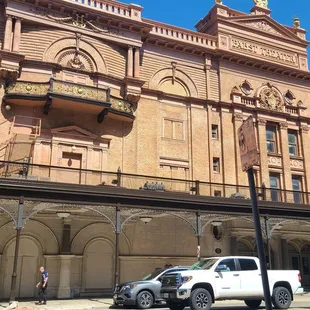 From outside tables. The Pabst