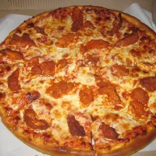 Large Pizza w/Buffalo Chicken at Newton Corner House of Pizza