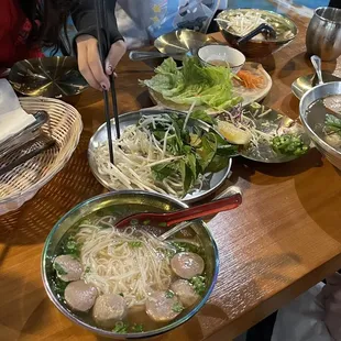The noodle soup