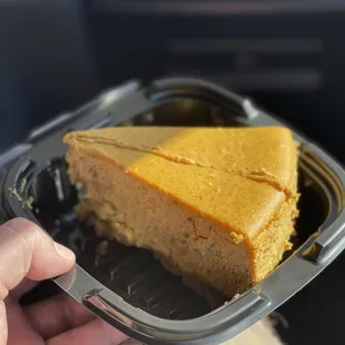 Pumpkin spiced cheesecake to go!