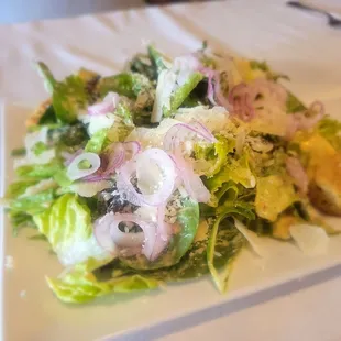 The Southwest Caesar Salad- the smoky and spicy dressing just made it!