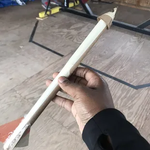 The rocket I created post launch.