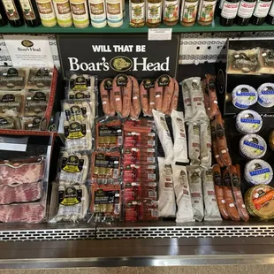 Boars head products, include freshly sliced BH meats