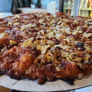 pizza, food