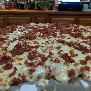pizza, food