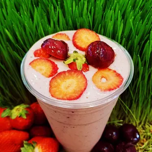 sassy strawerry smoothie