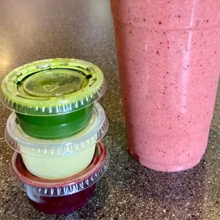 Lemon Bright - Lemonade, Strawberry, Blueberry &amp; Mango &amp; Wellness Shots, 8.21.2022.