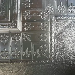 Original tin ceiling