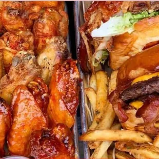 food, burgers