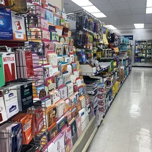 the aisle of a store