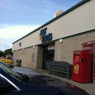 the front of the store