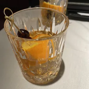 Barrel aged old fashion, fantastic