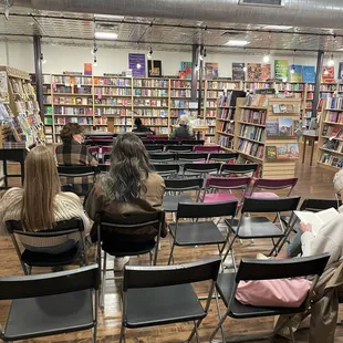 I'm here, early, for a book reading with author and former MN Lt Governor Marlene Johnson.