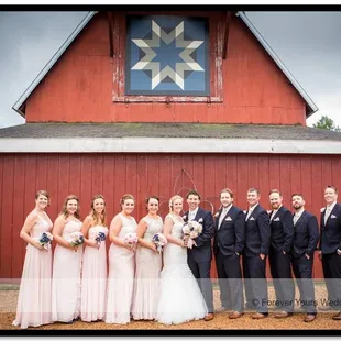 Wedding Party at Next Chapter Winery