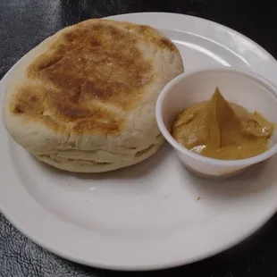 English muffin side.