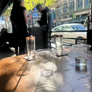 Employees on their phones