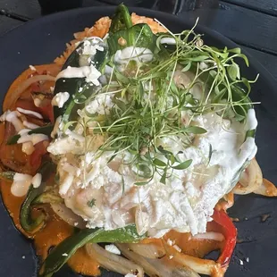 Seafood Stuffed Chile Relleno