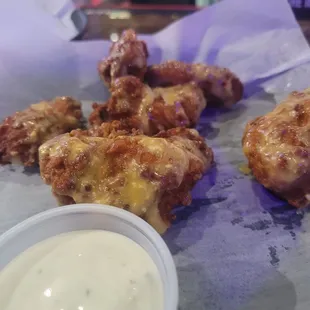 Garlic parmesan wings