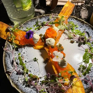 Salmon crudo