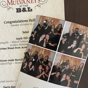 The crew took a special photo for my keepsake!!