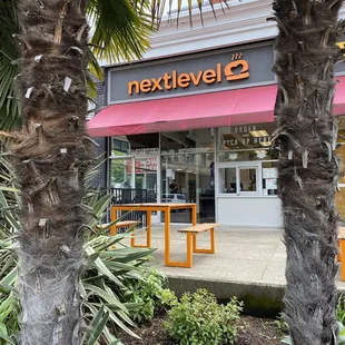 Front entry and landscaping