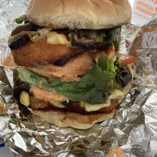 Beyond chicken animal burger