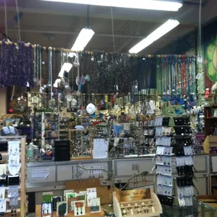 Jewelry , stones , many things to see.