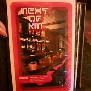 he inside of a book
